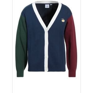 VANS Dusk Downer Relaxed Fit Button-Down Cardigan Color Block Size XS Women's